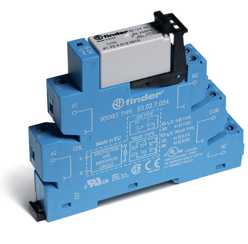 Модуль интерфейсный электромеханич. реле 2CO 8А AgNi 220В DC IP20 винт. клеммы FINDER 385202400060 купить оптом выгодно Модуль интерфейсный электромеханич. реле 2CO 8А AgNi 220В DC IP20 винт. клеммы FINDER 385202400060 оптом купить цена