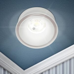 Встраиваемый светильник декоративный ЭРА KL94 WH MR16/GU5.3 белый