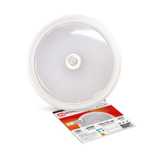 Светильник светодиодный СПБ-2Д-КРУГ 10Вт 230В 4000К 800лм 155мм с датчиком бел. IN HOME 4690612020686 оптом купить цена