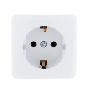 Розетка 1-м ОП Viola с заземл. бел. LEZARD 751-0200-122 оптом купить цена