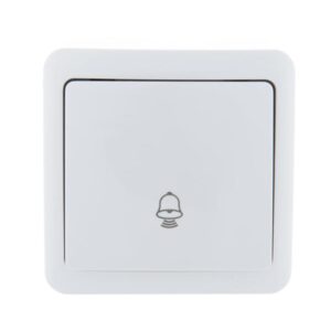 Кнопка звонка 1-кл. 1п ОП Viola 10А IP20 бел. LEZARD 751-0200-103 оптом купить цена