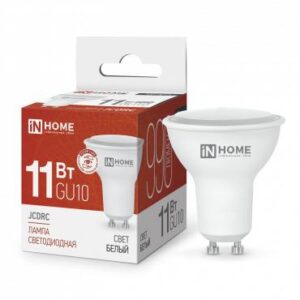 Лампа светодиодная LED-JCDRC-VC 11Вт рефлектор 4000К нейтр. бел. GU10 990лм 230В IN HOME 4690612023489 оптом купить цена