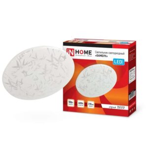 Светильник светодиодный DECO 18Вт 230В 4000К 1170лм 230мм БАМБУК IN HOME 4690612021898 оптом купить цена