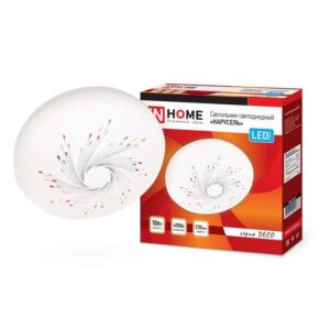 Светильник светодиодный DECO 18Вт 230В 4000К 1170лм 230мм КАРУСЕЛЬ IN HOME 4690612021867 оптом купить цена