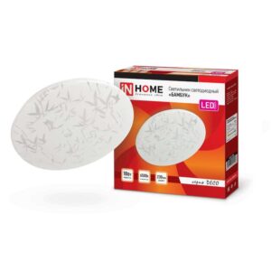 Светильник светодиодный DECO 18Вт 230В 6500К 1170лм 230мм БАМБУК IN HOME 4690612022253 оптом купить цена