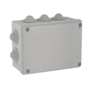Коробка распределительная ОП 190х140х70мм IP55 10 каб. ввод DKC 54100 оптом купить цена