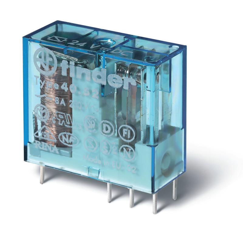 Реле миниатюрное универсальное электромеханическое монтаж на печатную плату или в розетку выводы с шагом 5мм 2CO 8А AgNi + Au 24В DC RTII FINDER 405290245000 купить оптом выгодно Реле миниатюрное универсальное электромеханическое монтаж на печатную плату или в розетку выводы с шагом 5мм 2CO 8А AgNi + Au 24В DC RTII FINDER 405290245000 оптом купить цена