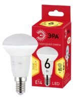 Лампочка светодиодная ЭРА RED LINE ECO LED R50-6W-827-E14 Е14 / Е14 6Вт рефлектор теплый белый свет купить оптом недорого