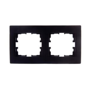 Рамка 2-м Karina горизонт. черн. бархат LEZARD 707-4200-147 оптом купить цена