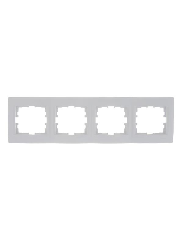 Рамка 4-м Karina горизонт. бел. LEZARD 707-0200-149 купить оптом выгодно Рамка 4-м Karina горизонт. бел. LEZARD 707-0200-149 оптом купить цена