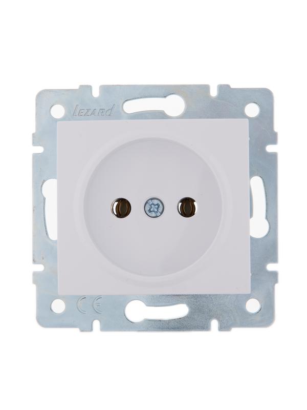 Розетка 1-м СП Karina 16А IP20 без заземл. термопласт механизм бел. LEZARD 707-0288-121B купить оптом выгодно Розетка 1-м СП Karina 16А IP20 без заземл. термопласт механизм бел. LEZARD 707-0288-121B оптом купить цена