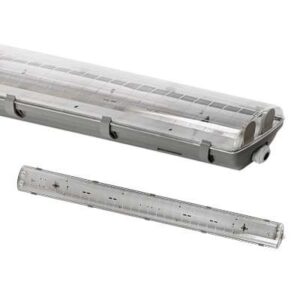 Светильник ССП-456 2хLED-Т8-1200 G13 IP65 1260х100х84мм герметичный под LED-лампу IN HOME 4690612031279 оптом купить цена