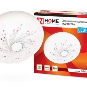 Светильник светодиодный DECO КАРУСЕЛЬ 36Вт 230В 4000К 2340лм 350мм IN HOME 4690612025025 оптом купить цена
