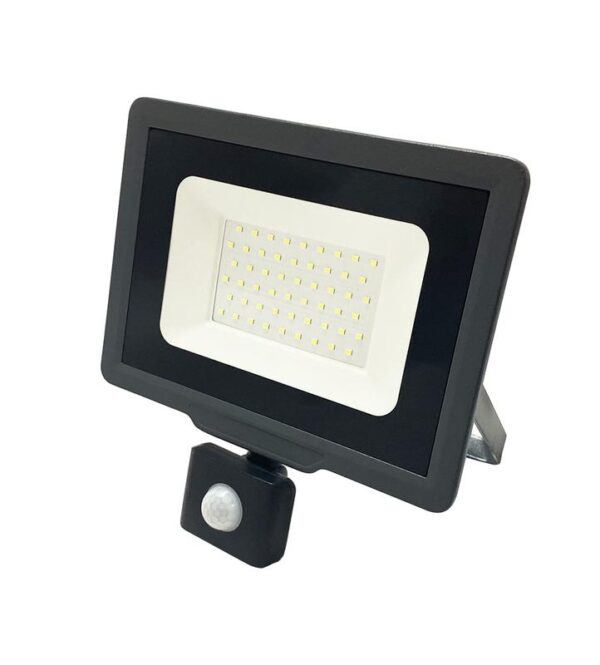 Прожектор светодиодный PFL-C3 SENSOR 20Вт 6500К IP65 закален. прозр. стекло JazzWay 5026926A оптом купить цена