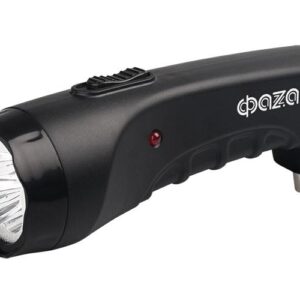 Фонарь аккумуляторный ручной AccuF2-L04-bk 4LED 2 режима: 100проц./25проц. аккум. 0.4А.ч выдвижная вилка индикатор зарядки черн. ФАZА 5000797 оптом купить цена