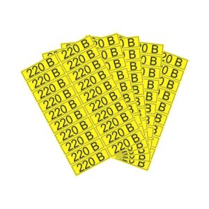 Наклейка знак электробезопасности "220В" 15х50мм Rexant 56-0007-1 оптом купить цена