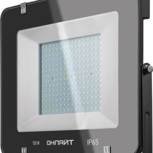 Прожектор светодиодный 14 344 OFL-150-6.5K-BL-IP65-LED 150Вт 6500К IP65 12000лм черн. ОНЛАЙТ 14344 оптом купить цена