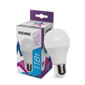 Лампа светодиодная A60 11Вт 6500К E27 220В КОСМОС LkecLED11wA60E2765 оптом купить цена