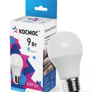 Лампа светодиодная А55 9Вт 4500К Е27 Космос LkecLED9wA55E2745 оптом купить цена