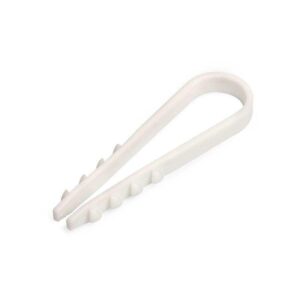 Дюбель-хомут ДХ 5-10 для круглого кабеля нейлон бел. (уп.100шт) Fortisflex 56866 оптом купить цена