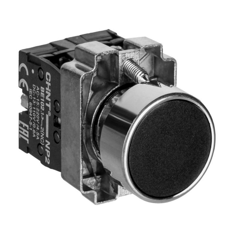 Кнопка управления NP2-BA25 без подсветки черн. 1НЗ +1НО IP40 CHINT 574841 купить оптом выгодно Кнопка управления NP2-BA25 без подсветки черн. 1НЗ +1НО IP40 CHINT 574841 оптом купить цена