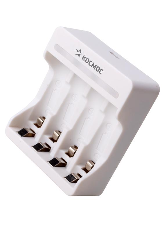 Устройство зарядное для аккум. батареек AA; AAA 4 слота КОСМОС KOC803USB купить оптом выгодно Устройство зарядное для аккум. батареек AA; AAA 4 слота КОСМОС KOC803USB оптом купить цена