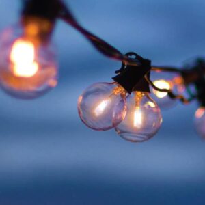 Гирлянда светодиодная 5м+2м шаг 50см 10LED тепл. бел. 220В уличная водонепроницаемая КОСМОС KOC_10lampsW_IP оптом купить цена