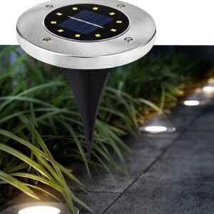 Светильник светодиодный садовый 8SMD бел. 12х12х13 на солнечн. батарее аккум. AA 500мА КОСМОС KOC_SOL105 оптом купить цена
