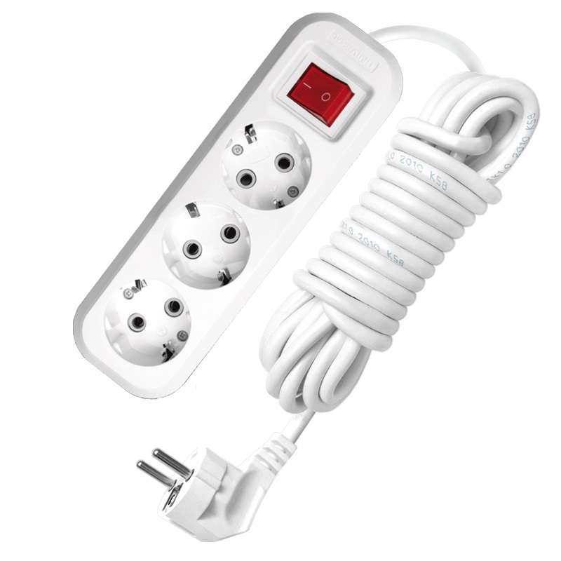 Удлинитель 3х7м с заземл. 10А IP20 S-303 ПВС 3х1 с выкл. UNIVersal 9631988 купить оптом выгодно Удлинитель 3х7м с заземл. 10А IP20 S-303 ПВС 3х1 с выкл. UNIVersal 9631988 оптом купить цена