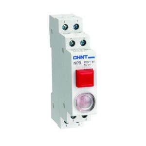 Кнопка модульная NP9-12D3/2 с подсветкой 1НО+2НЗ AC/DC 230В красн. (R) CHINT 584047 оптом купить цена