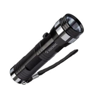 Фонарь ручной 1ВтLED 3xAAА корпус алюминий ремешок ручной КОСМОС KOS108B оптом купить цена