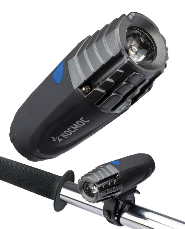 Фонарь велосипедный 1ВтLED коллимат. линза 3xAAА корпус ABS-пластик держатель-крепление КОСМОС KOC402B купить оптом выгодно Фонарь велосипедный 1ВтLED коллимат. линза 3xAAА корпус ABS-пластик держатель-крепление КОСМОС KOC402B оптом купить цена