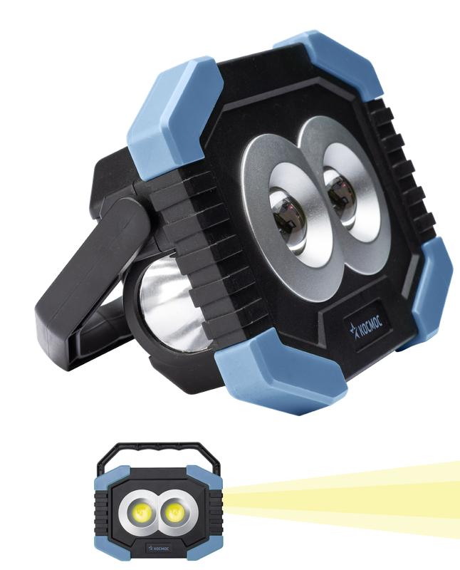 Фонарь-светильник рабочий COB LED 4Вт LED 1Вт 2 линзы 3хAA ABS-пластик КОСМОС KOS702B купить оптом выгодно Фонарь-светильник рабочий COB LED 4Вт LED 1Вт 2 линзы 3хAA ABS-пластик КОСМОС KOS702B оптом купить цена