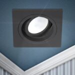 Встраиваемый светильник алюминиевый ЭРА KL85 BK MR16/GU5.3 черный купить оптом недорого