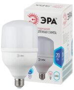 Лампа светодиодная ЭРА STD LED POWER T80-20W-4000-E27 E27 / Е27 20Вт колокол нейтральный белый свет купить оптом недорого