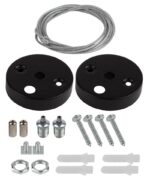 Подвесное крепление для линейных светильников ЭРА SML-1-A-SUSPENSION-B для моделей SML чёрный длина 1