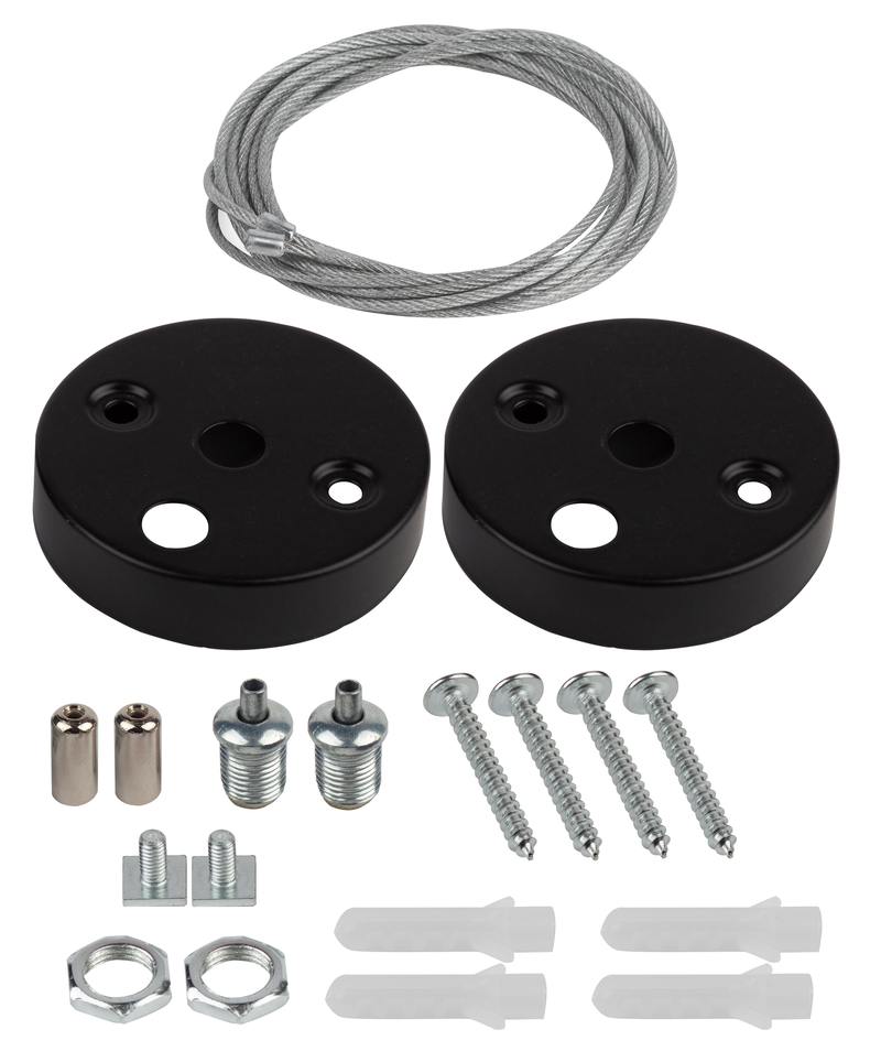 Подвесное крепление для линейных светильников ЭРА SML-1-A-SUSPENSION-B для моделей SML чёрный длина 1 Подвесное крепление для линейных светильников ЭРА SML-1-A-SUSPENSION-B для моделей SML чёрный длина 1