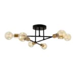 Люстра Rivoli Kerstin 5078-306 6 х Е27 40 Вт лофт - кантри купить оптом недорого