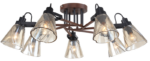 Люстра Rivoli Clarissa 5098-307 7 х Е14 40 Вт лофт - кантри купить оптом недорого
