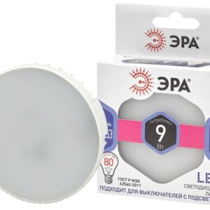 Лампочка светодиодная ЭРА STD LED GX-9W-860-GX53 GX53 9Вт таблетка холодный дневной свет купить оптом недорого