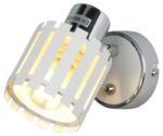 Светильник настенно-потолочный спот Rivoli Liese 7027-701 1 х Е14 40 Вт поворотный с выключателем купить оптом недорого