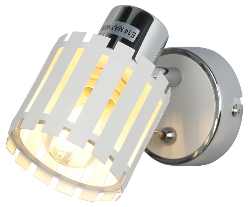 Светильник настенно-потолочный спот Rivoli Liese 7027-701 1 х Е14 40 Вт поворотный с выключателем оптом купить хорошая цена Светильник настенно-потолочный спот Rivoli Liese 7027-701 1 х Е14 40 Вт поворотный с выключателем купить оптом недорого