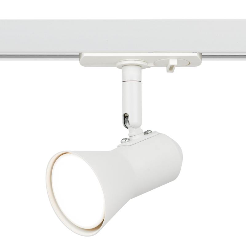 Трековый светильник однофазный ЭРА TR37-GU10 WH под лампу MR16 белый оптом купить хорошая цена Трековый светильник однофазный ЭРА TR37-GU10 WH под лампу MR16 белый купить оптом недорого