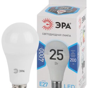 Лампочка светодиодная ЭРА STD LED A65-25W-840-E27 E27 / Е27 25Вт груша нейтральный белый свет купить оптом недорого