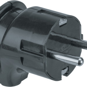 Вилка угловая 61 363 NCA-PL04-16A-E-BL с заземл. черн. Navigator 61363 оптом купить цена