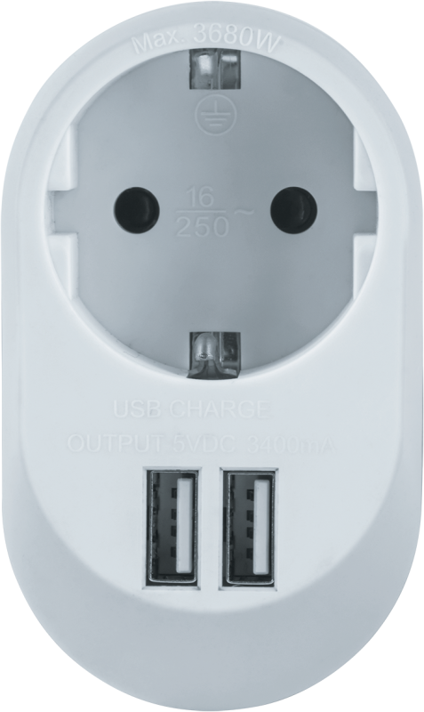 Адаптер 1-м 61 454 NAD-USB01-1E-C-WH + 2хUSB 3.4А с заземл. Navigator 61454 купить оптом выгодно Адаптер 1-м 61 454 NAD-USB01-1E-C-WH + 2хUSB 3.4А с заземл. Navigator 61454 оптом купить цена