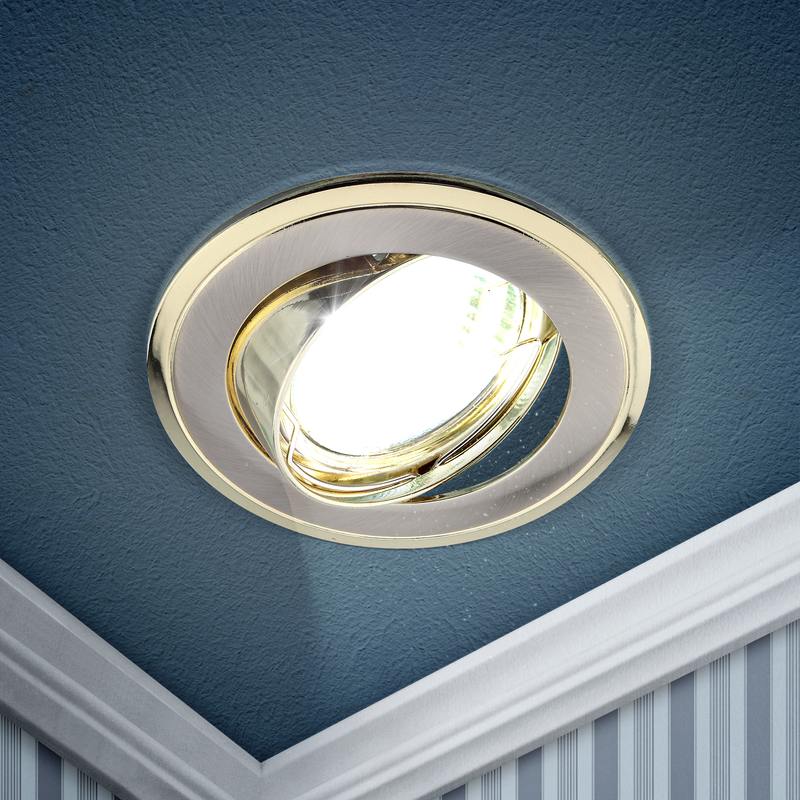 KL22 А SN/G Светильник ЭРА литой пов. двойной контур MR16 KL22 А SN/G Светильник ЭРА литой пов. двойной контур MR16