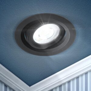 KL LED 22A-5 4K BK Светильник ЭРА Светильник ЭРА светодиодный круглый поворотн. LED SMD 5W 4000K