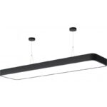 Светильник LED ЭРА Geometria SPO-111-B-40K-060 Block 60Вт 4000К 7200Лм IP40 1200*300*60 черный подвесной драйвер внутри купить оптом недорого