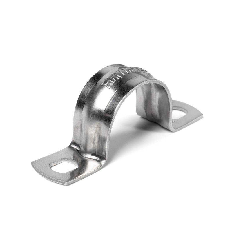 Скоба крепежная двухлапковая СМД d8-9мм метал. оцинк. (уп.100шт) Fortisflex 64795 купить оптом выгодно Скоба крепежная двухлапковая СМД d8-9мм метал. оцинк. (уп.100шт) Fortisflex 64795 оптом купить цена